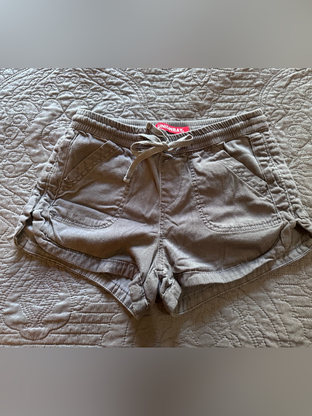 UNIONBAY Gray Casual Drawstring Shorts